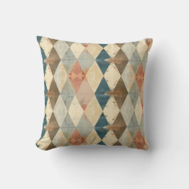 Almofada de Arremesso Diamante Harlequim Retro Fra