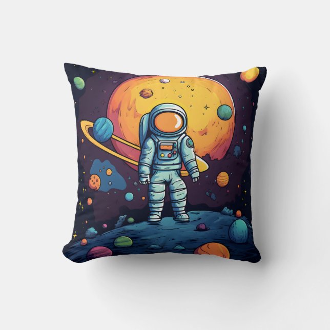 Almofada de Arremesso do Explorador Espacial (Frente)