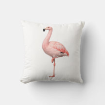 Almofada de Arremesso Elegante Flamingo Rosa Acent