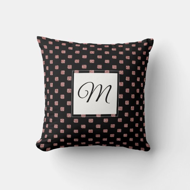 Almofada de Arremesso Elegante Personalizada com B (Frente)