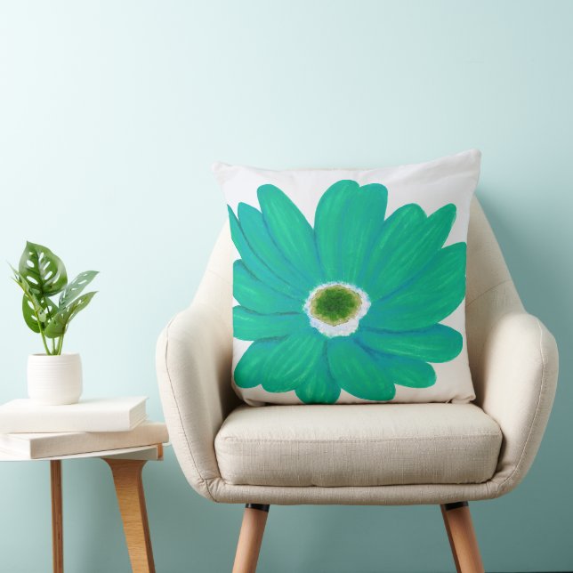 Almofada de Arremesso Floral de Verão Ousada (Cadeira)