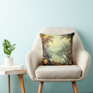 Almofada de Arremesso Floral Vintage – Flor Retro