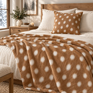 Almofada de Arremesso Floresta Nórdica Fawn Spot