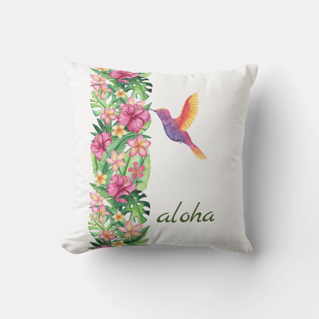 Almofada de Arremesso Jardim Aloha (Frente)