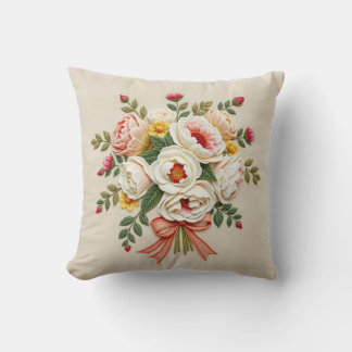 Almofada de Arremesso Jardim de Rosas Chintz