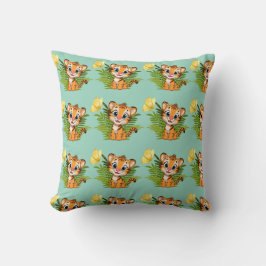 Almofada de Arremesso Little Tiger & Butterfly