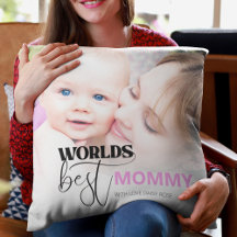 Almofada de Arremesso Melhor Mamãe do Mundo