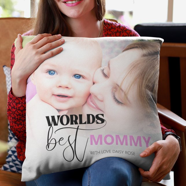 Almofada de Arremesso Melhor Mamãe do Mundo (Criador carregado)