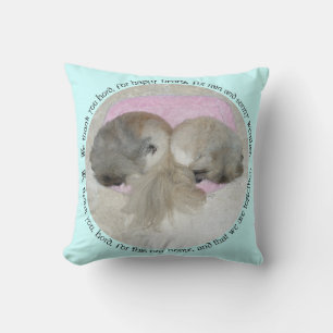 Almofada de Arremesso Pekingese - Dois Pekes AMAM