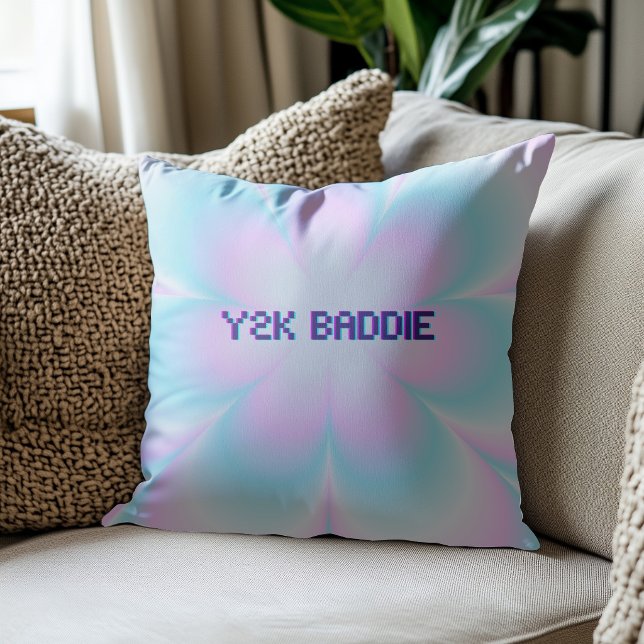 Almofada de Arremesso Pink e Blue Y2K Baddie (Criador carregado)