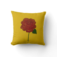 Almofada de Arremesso Rosa Vermelho Festivo e Amar