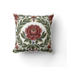 Almofada de Arremesso Rosemaling