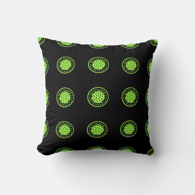 Almofada de Arremesso Super Pontilhada | verde (Frente)