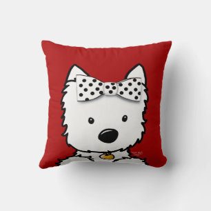 Almofada de Arremesso Westie Girl