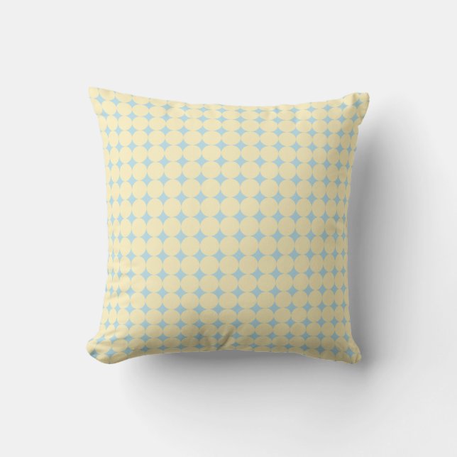 Almofada de Berçário com Ponto Amarelo Manteiga em (Frente)