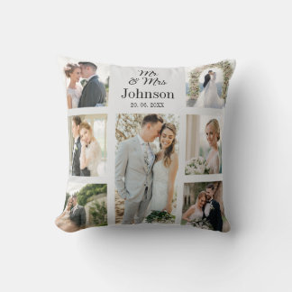 Almofada de Casamento Personalizada com Múltiplas