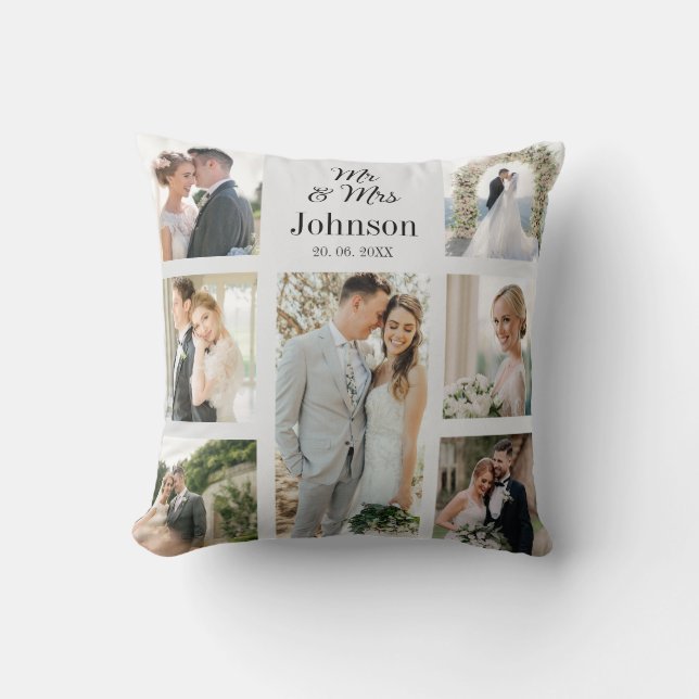 Almofada de Casamento Personalizada com Múltiplas  (Frente)