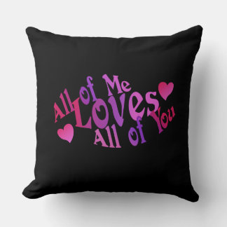 Almofada de Citação de Amor Presente do Dia dos Na