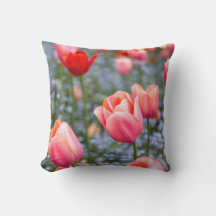 Almofada de Decoração Floral Tulipas de Amsterdã