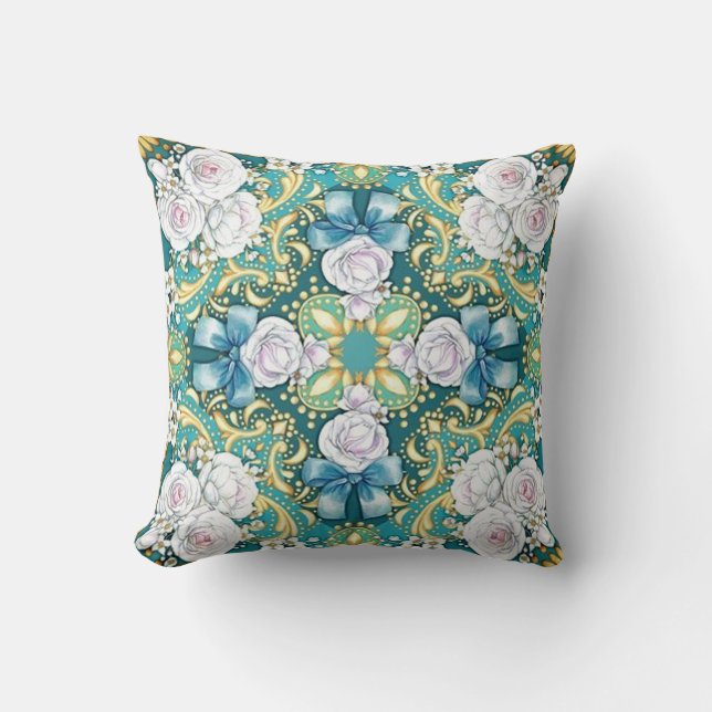 Almofada de Design Floral (Frente)