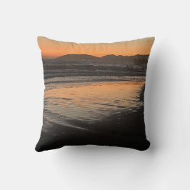 Almofada De Dusk Till Twilight No Impressão De Foto Da Prai