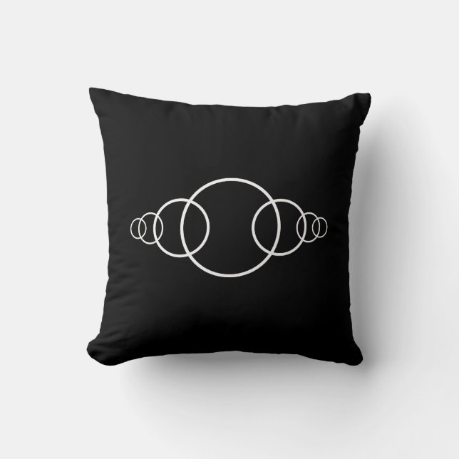 Almofada De Estilo Minimalista Com Formato Redondo (Frente)