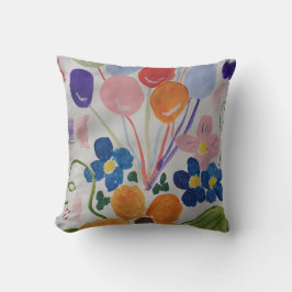 Almofada de Flores e Balões