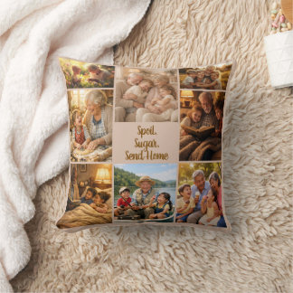 Almofada de Foto Engraçada Personalizada para Avós