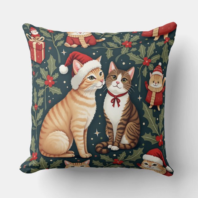 almofada de gato natal (Frente)