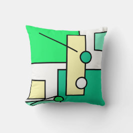 Almofada de Geometria de Forma de Arte Abstrata Br