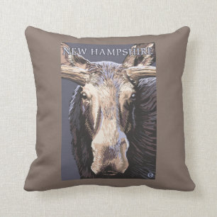 Almofada De HampshireMoose fim novo acima