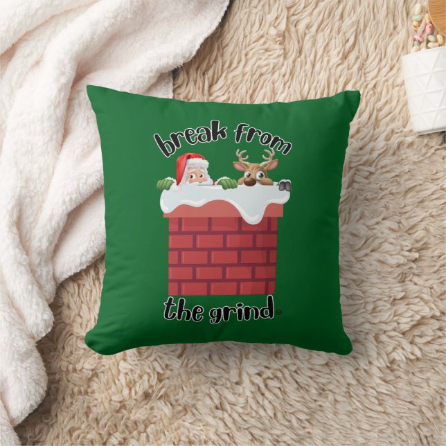 Almofada de Humor do Chimney de Natal (Cobertor)