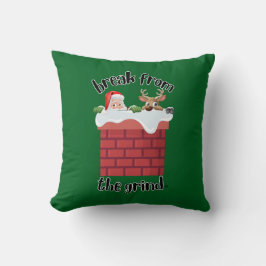 Almofada de Humor do Chimney de Natal