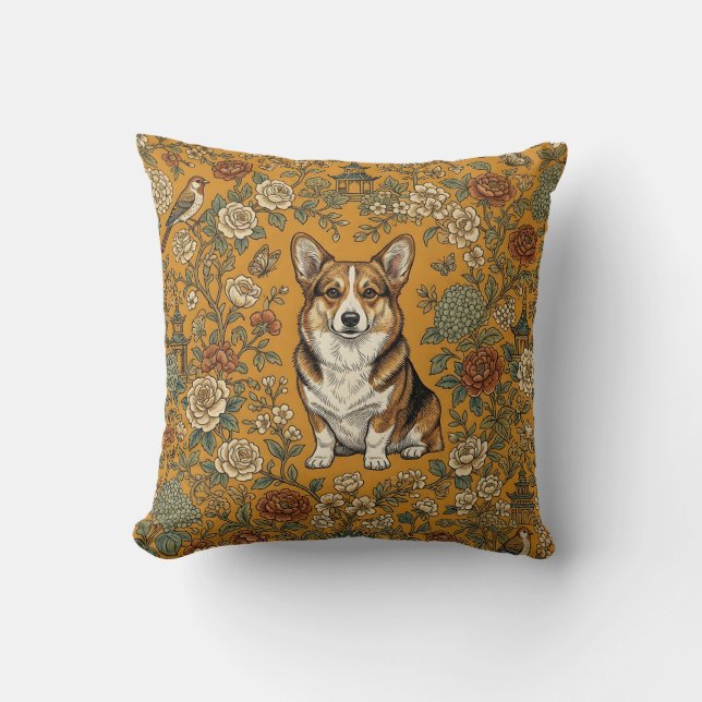 Almofada de Jardim Pembroke Welsh Corgi (Frente)