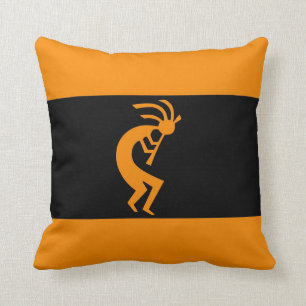 Almofada De Kokopelli laranja por muito tempo