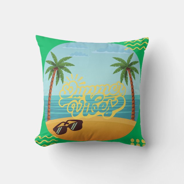 almofada de lançamento coleção de verão (Frente)
