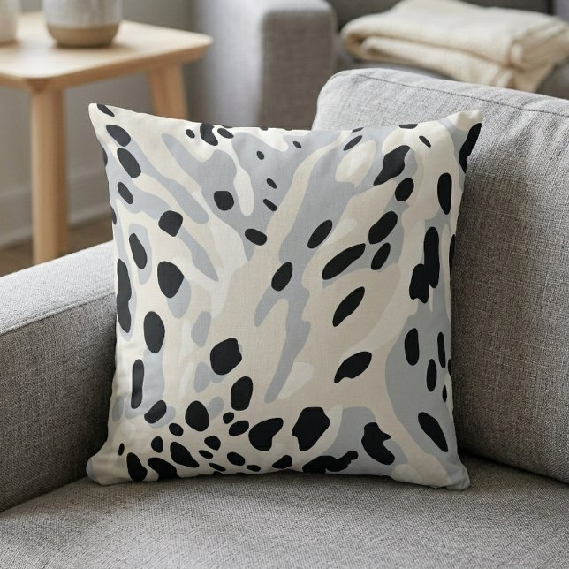 Almofada de lançamento com estampa de dálmata (Animal Print Pillow)