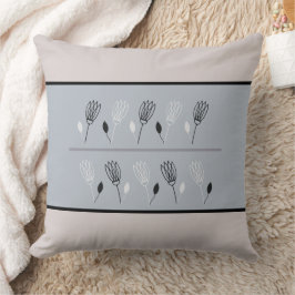 Almofada de lançamento com estampa floral e de fol