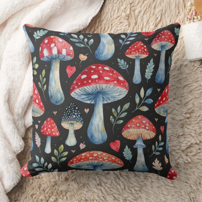 almofada de lançamento com padrão de aquarela da h (Cobertor)