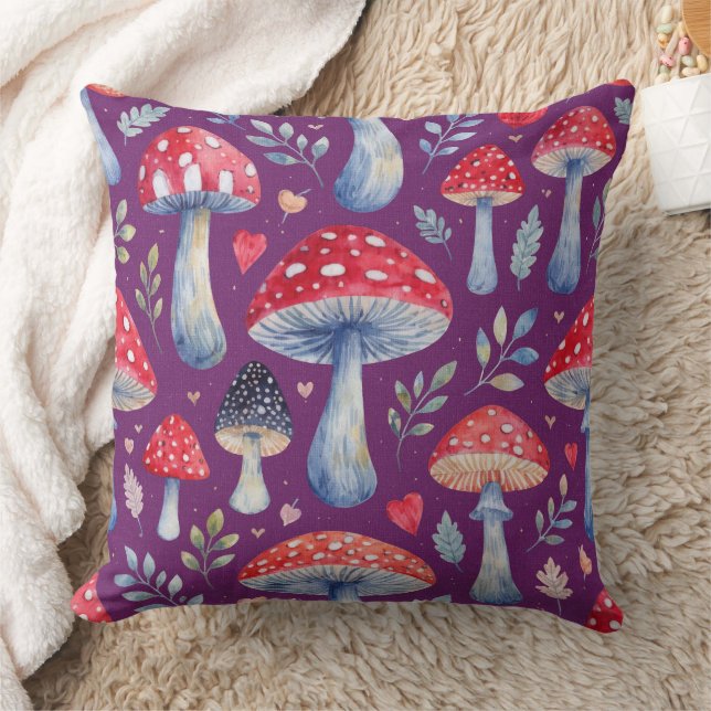 almofada de lançamento com padrão de aquarela da h (Cobertor)