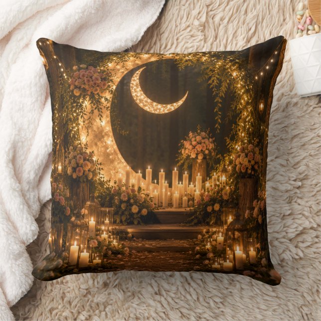  Almofada de lançamento da elegante lua crescente  (Cobertor)