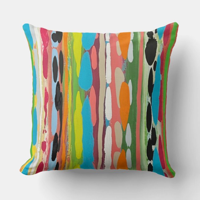 Almofada de lançamento de algodão 20 x 20 Cascade  (Frente)