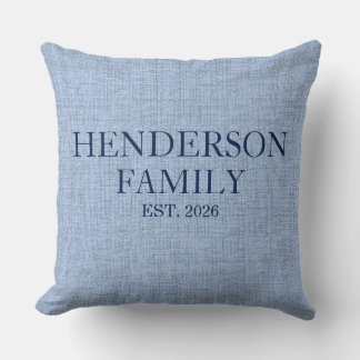 Almofada de lançamento de família personalizada co