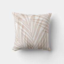 Almofada de lançamento de folhas tropicais minimal