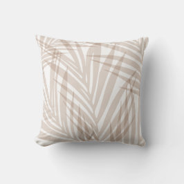 Almofada de lançamento de folhas tropicais minimal