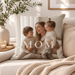 Almofada de lançamento de foto moderna personaliza