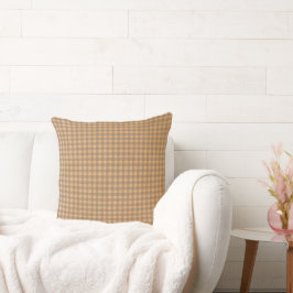 almofada de lançamento de gingham personalizada fi