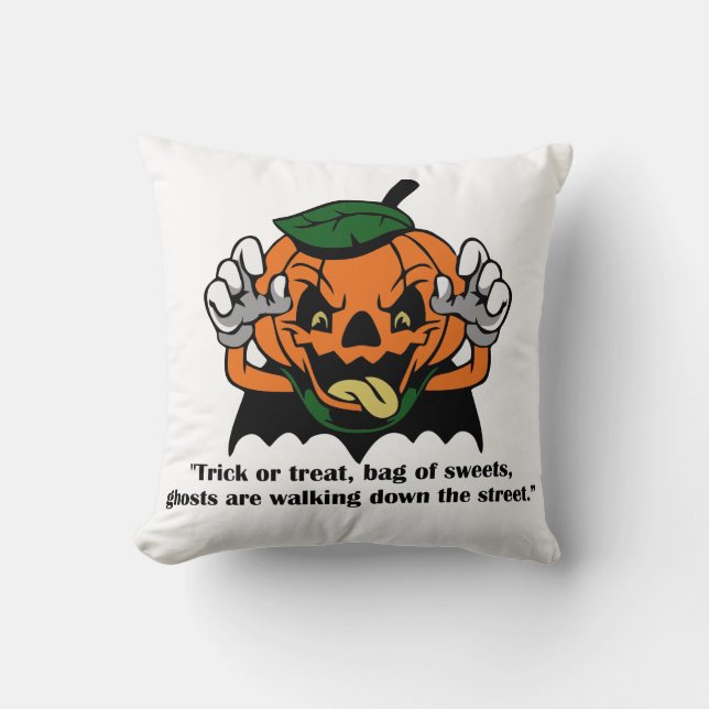 Almofada de lançamento de Halloween (Frente)