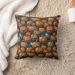 Almofada de lançamento de Halloween de Abóbora Cap
