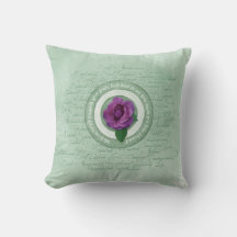 Almofada de lançamento em flor